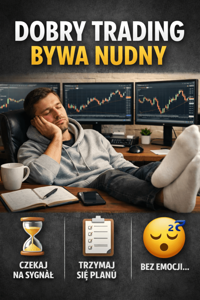 Spokojny, powtarzalny trading zamiast emocjonującego